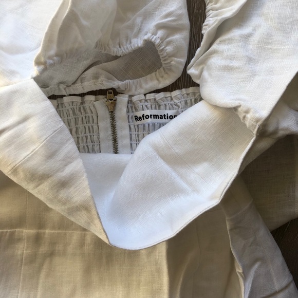 NWOT Reformation Denver Dress White - Picture 7 of 8